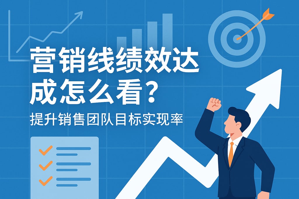 营销线绩效达成怎么看？提升销售团队目标实现率