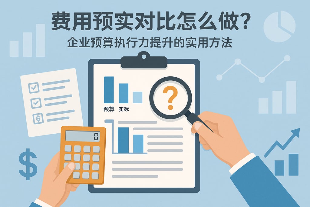 费用预实对比怎么做？企业预算执行力提升的实用方法