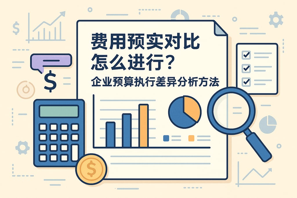 费用预实对比怎么进行？企业预算执行差异分析方法