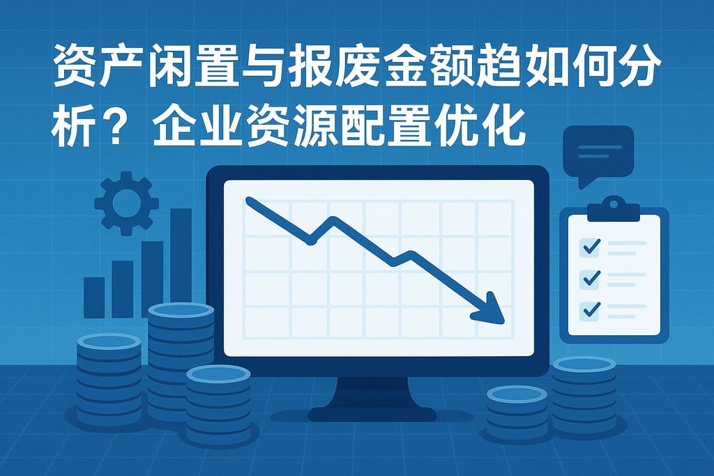 资产闲置与报废金额趋势如何分析？企业资源配置优化