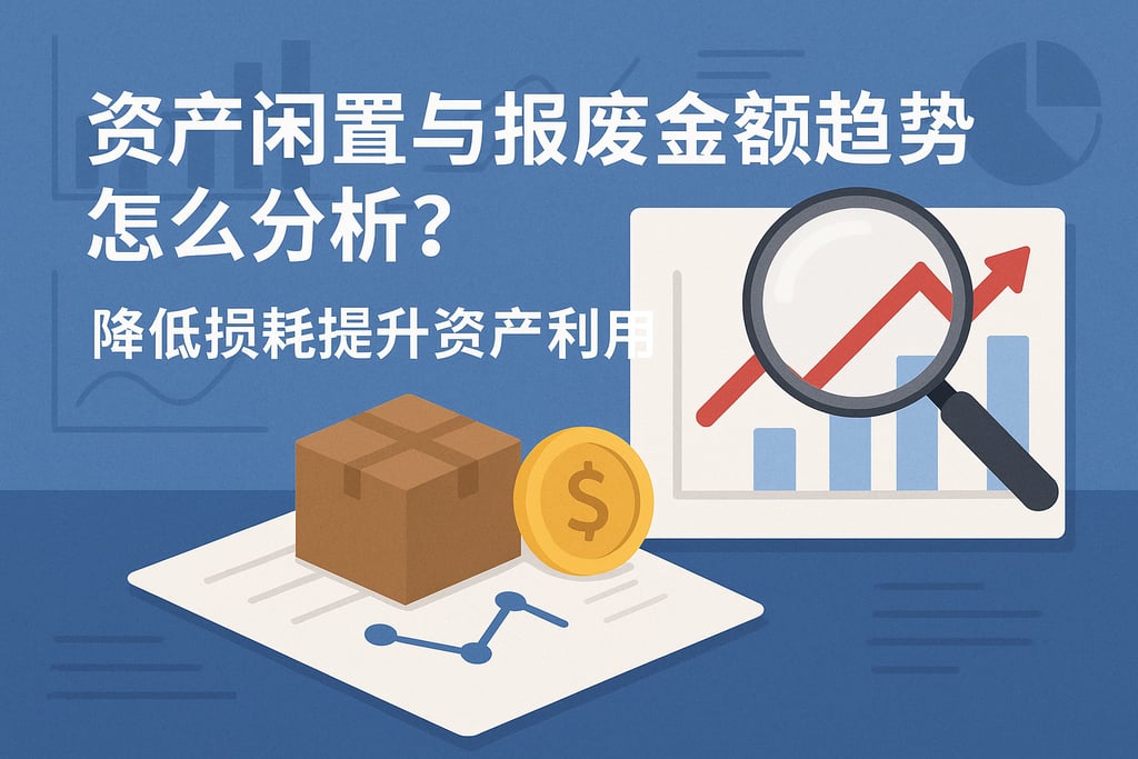 资产闲置与报废金额趋势怎么分析？降低损耗提升资产利用