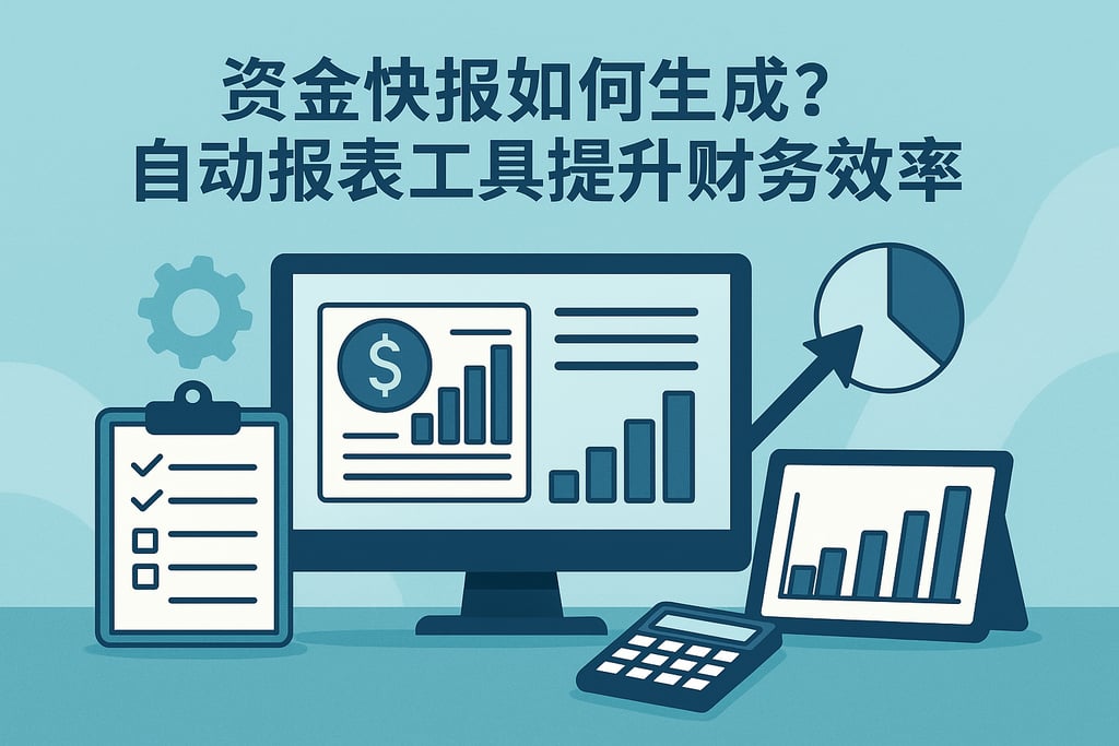 资金快报如何生成？自动报表工具提升财务效率