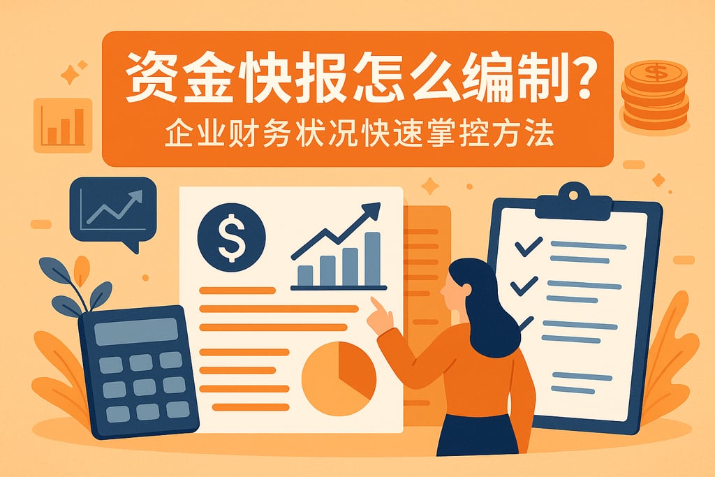 资金快报怎么编制？企业财务状况快速掌控方法