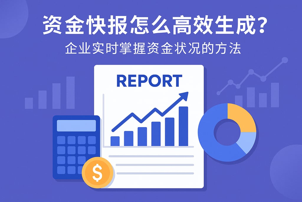 资金快报怎么高效生成？企业实时掌握资金状况的方法