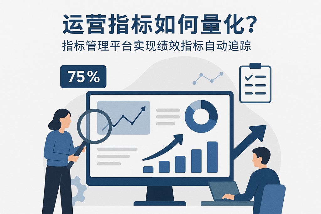 运营指标如何量化？指标管理平台实现绩效指标自动追踪