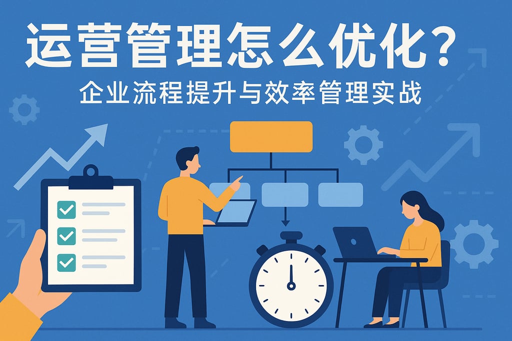运营管理怎么优化？企业流程提升与效率管理实战