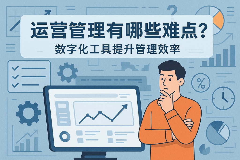 运营管理有哪些难点？数字化工具提升管理效率