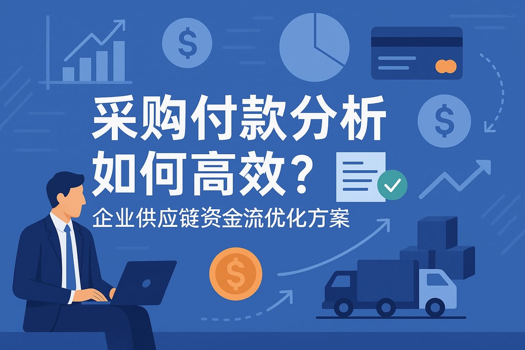 采购付款分析如何高效？企业供应链资金流优化方案