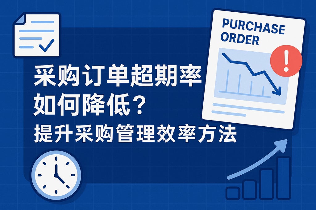采购订单超期率如何降低？提升采购管理效率方法