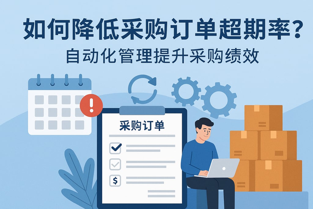 采购订单超期率如何降低？自动化管理提升采购绩效