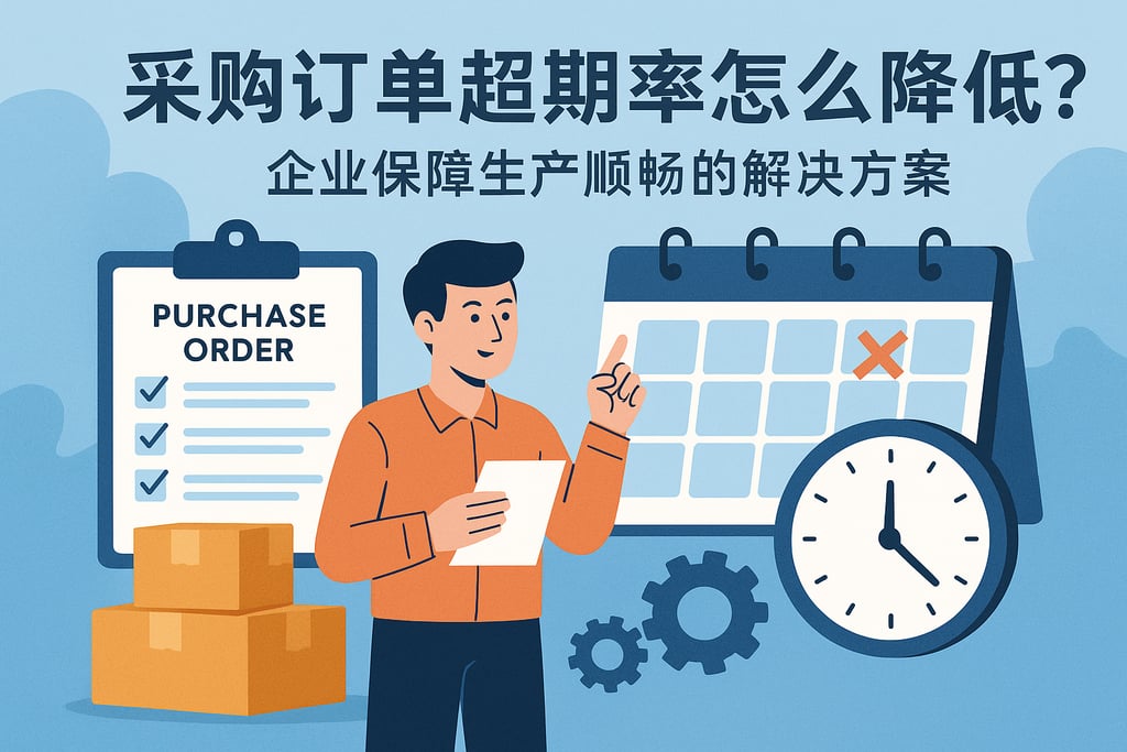 采购订单超期率怎么降低？企业保障生产顺畅的解决方案