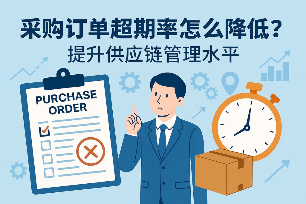 采购订单超期率怎么降低？提升供应链管理水平