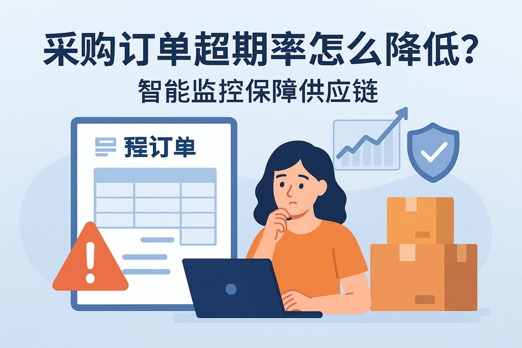 采购订单超期率怎么降低？智能监控保障供应链