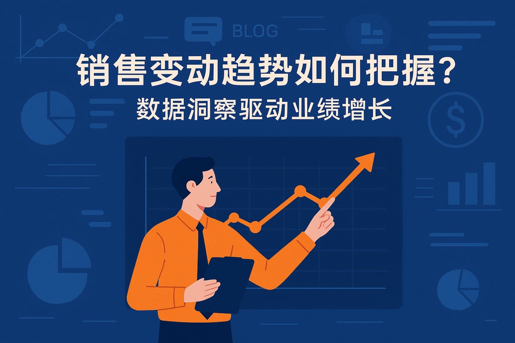 销售变动趋势如何把握？数据洞察驱动业绩增长