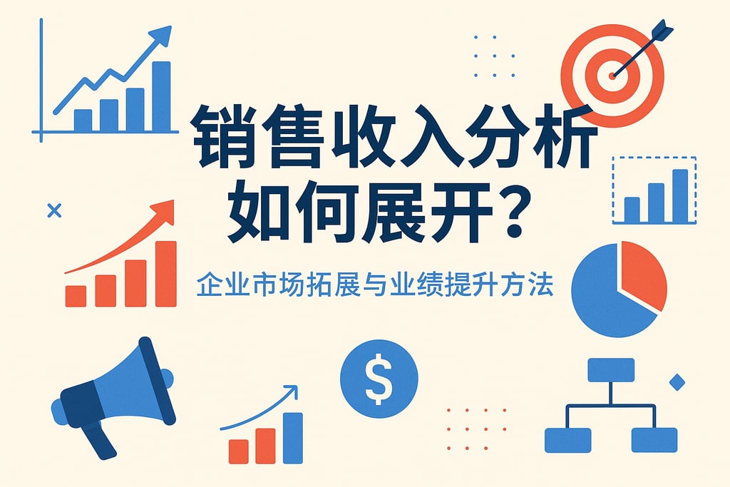 销售收入分析如何展开？企业市场拓展与业绩提升方法