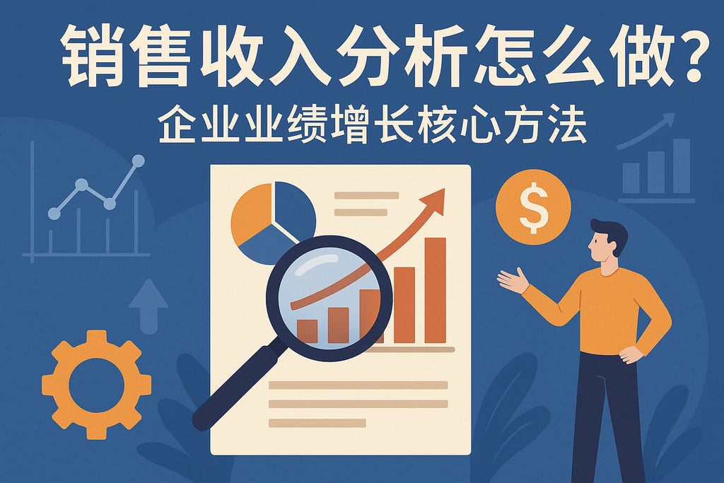 销售收入分析怎么做？企业业绩增长核心方法