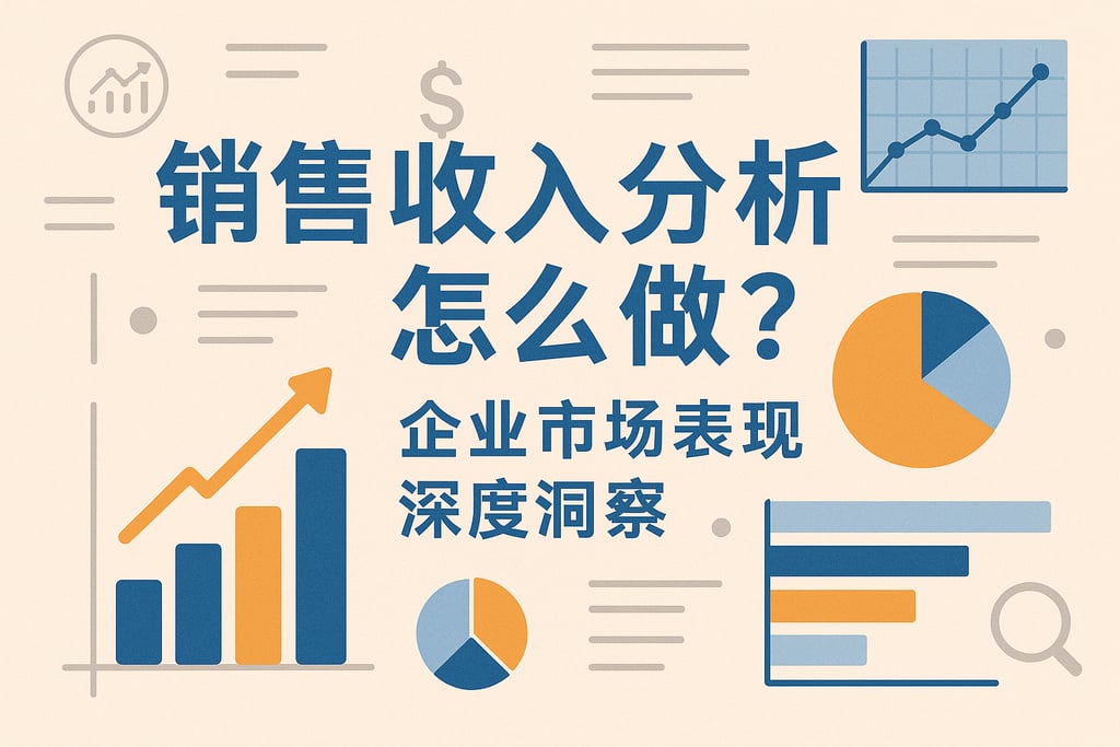 销售收入分析怎么做？企业市场表现深度洞察