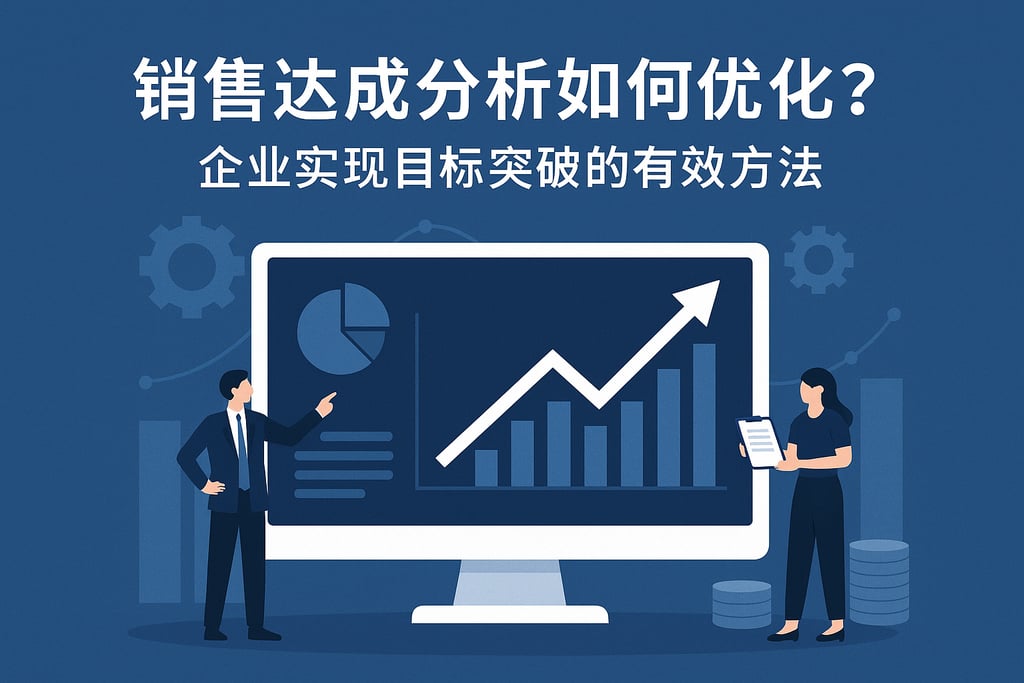 销售达成分析如何优化？企业实现目标突破的有效方法