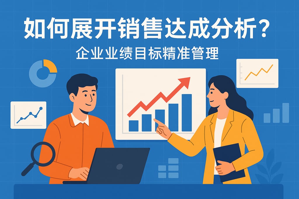销售达成分析如何展开？企业业绩目标精准管理