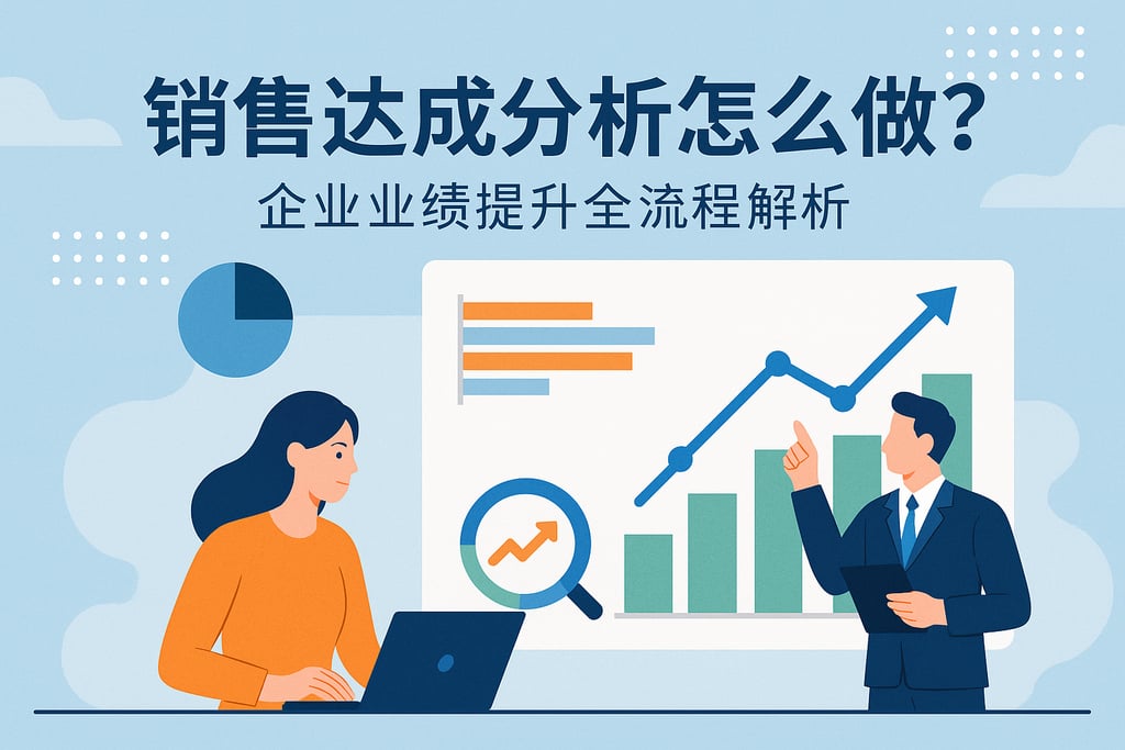 销售达成分析怎么做？企业业绩提升全流程解析