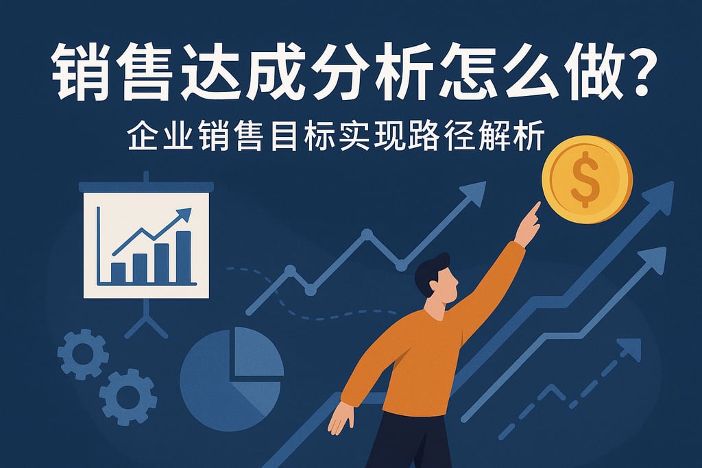 销售达成分析怎么做？企业销售目标实现路径解析