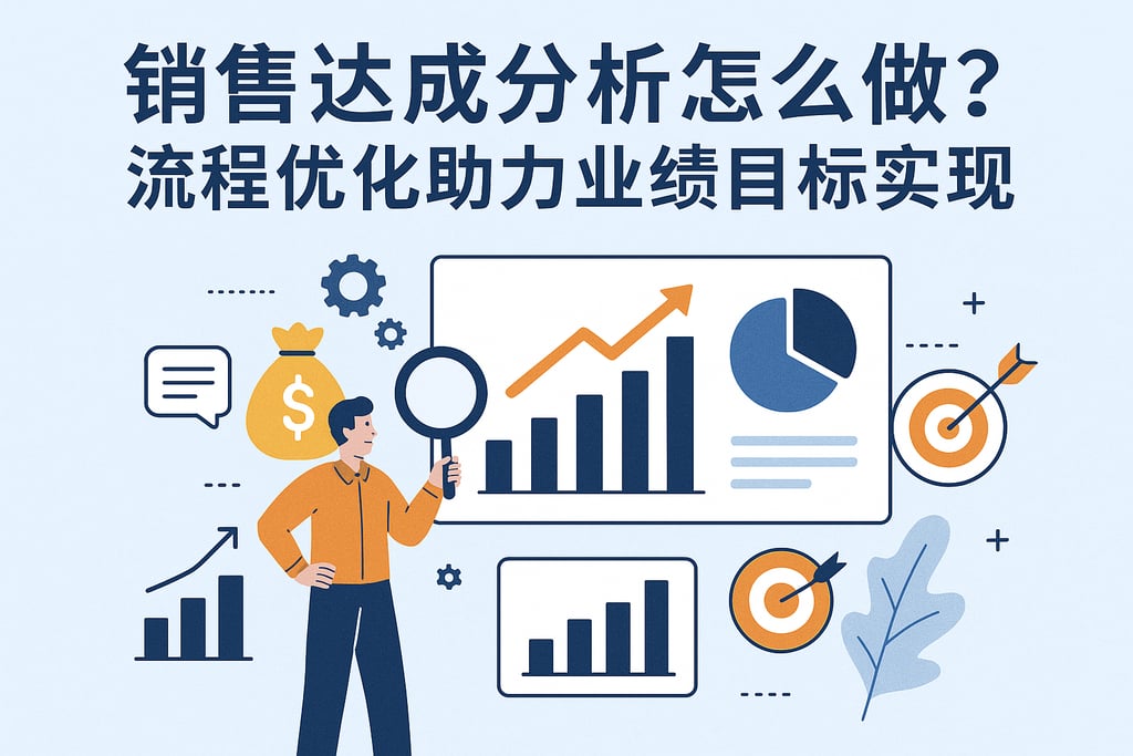 销售达成分析怎么做？流程优化助力业绩目标实现