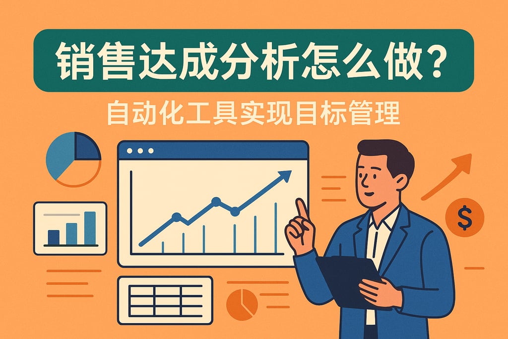 销售达成分析怎么做？自动化工具实现目标管理