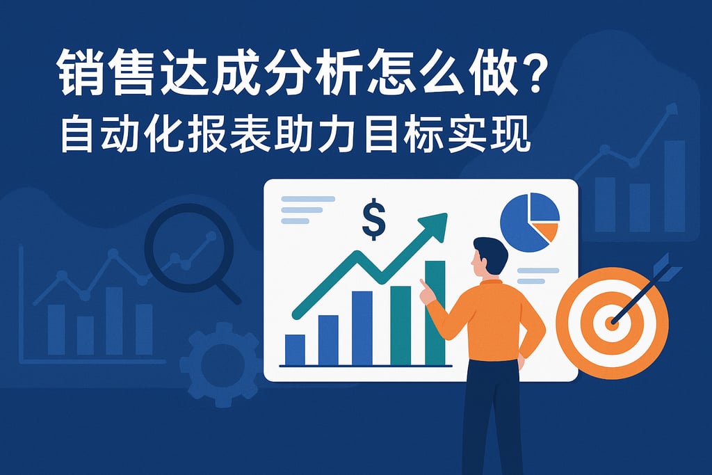 销售达成分析怎么做？自动化报表助力目标实现