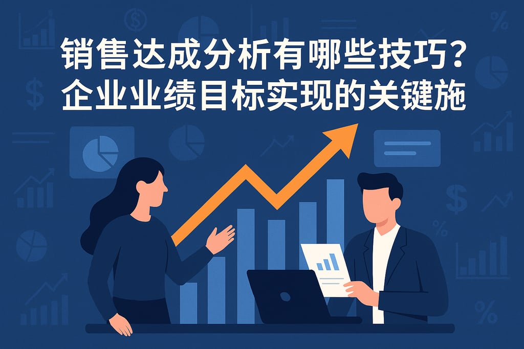 销售达成分析有哪些技巧？企业业绩目标实现的关键措施