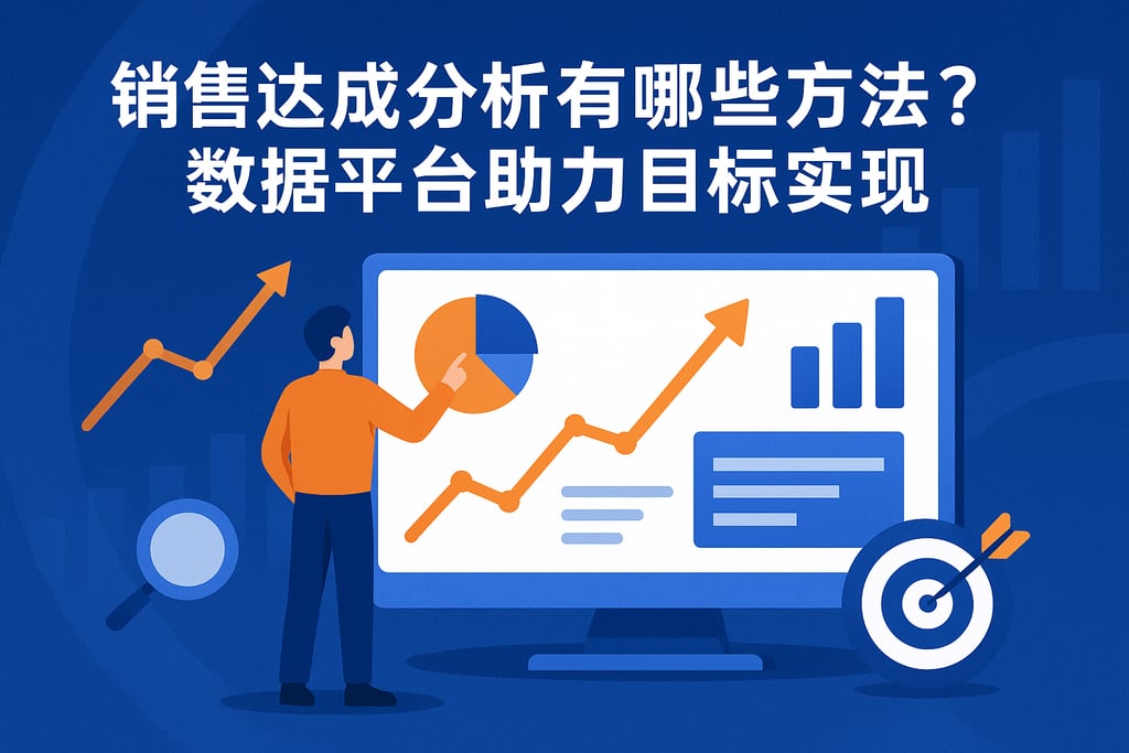 销售达成分析有哪些方法？数据平台助力目标实现