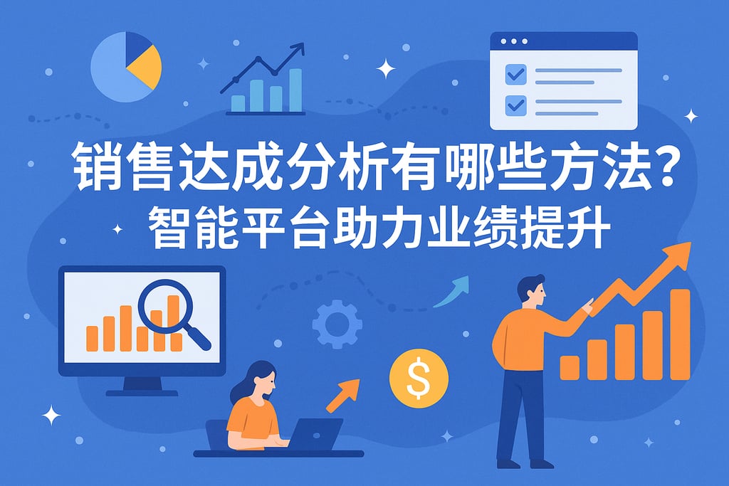销售达成分析有哪些方法？智能平台助力业绩提升