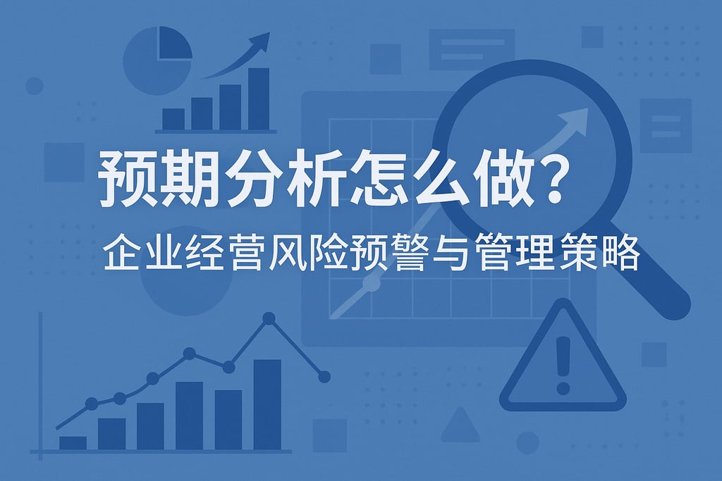 预期分析怎么做？企业经营风险预警与管理策略