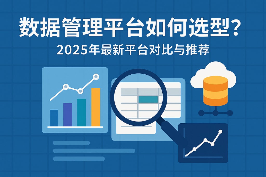 数据管理平台如何选型?2025年最新平台对比与推荐 | 帆软数字化转型知识库