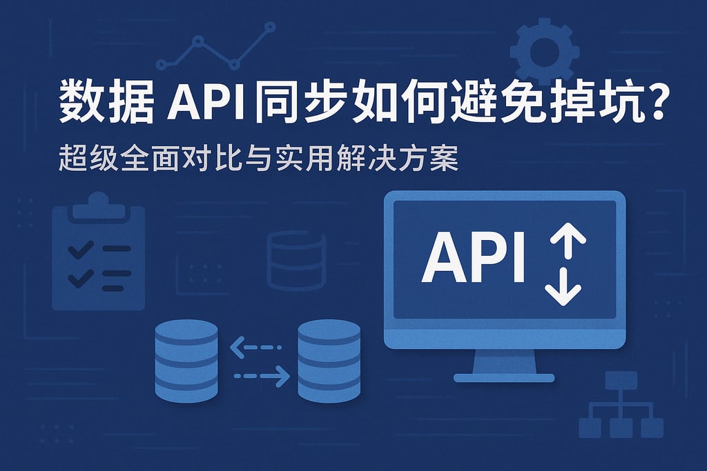 数据API同步如何避免掉坑?超级全面对比与实用解决方案 | 帆软数字化转型知识库