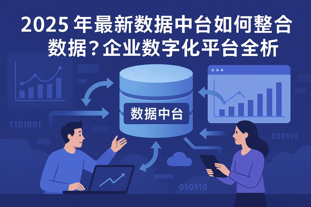 2025年最新数据中台如何整合数据？企业数字化平台全解析 | 帆软数字化转型知识库