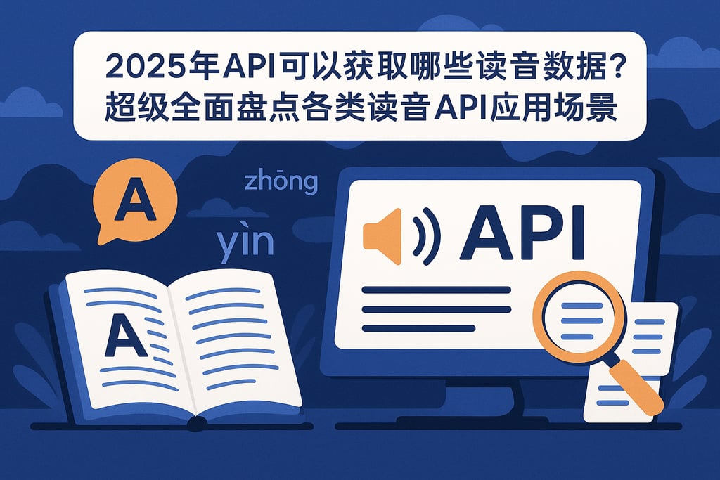 2025年API可以获取哪些读音的数据？超级全面盘点各类读音API应用场景