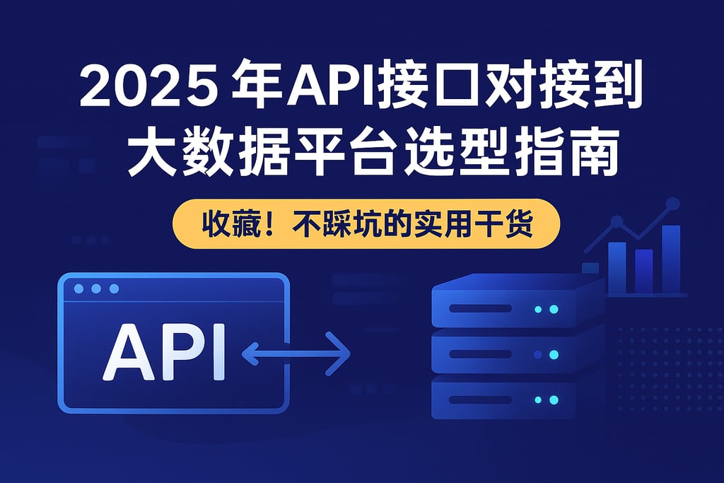 2025年API接口对接到大数据平台选型指南，收藏！不踩坑的实用干货