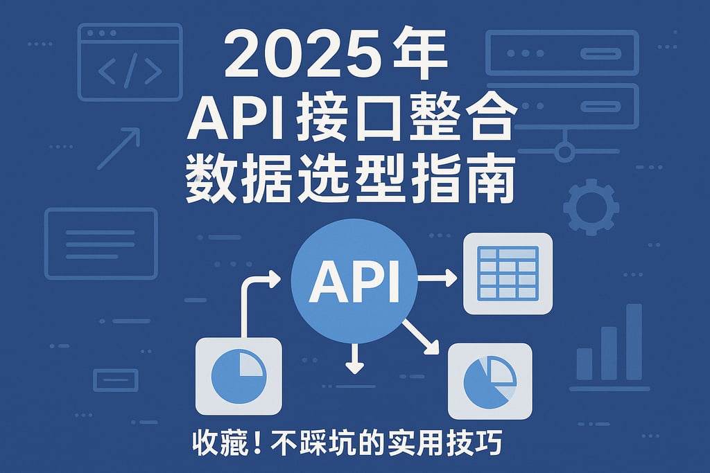 2025年API接口整合数据选型指南，收藏！不踩坑的实用技巧