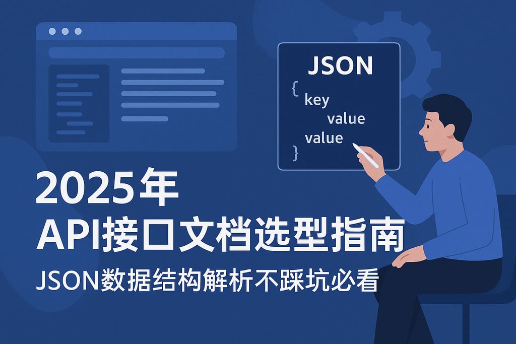 2025年API接口文档选型指南，JSON数据结构解析不踩坑必看