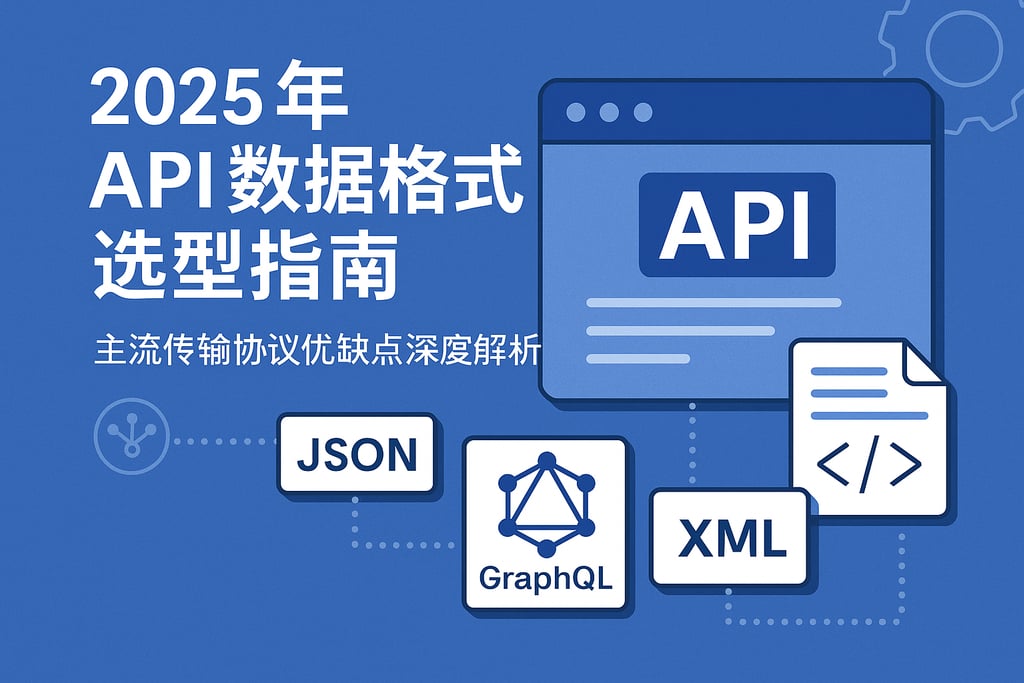 2025年API数据格式选型指南，收藏！主流传输协议优缺点深度解析