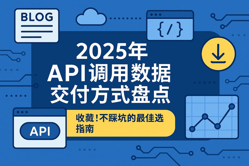 2025年API调用数据交付方式盘点，收藏！不踩坑的最佳选型指南
