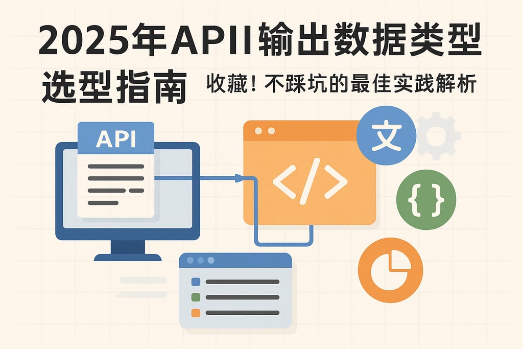 2025年API输出数据类型选型指南，收藏！不踩坑的最佳实践解析