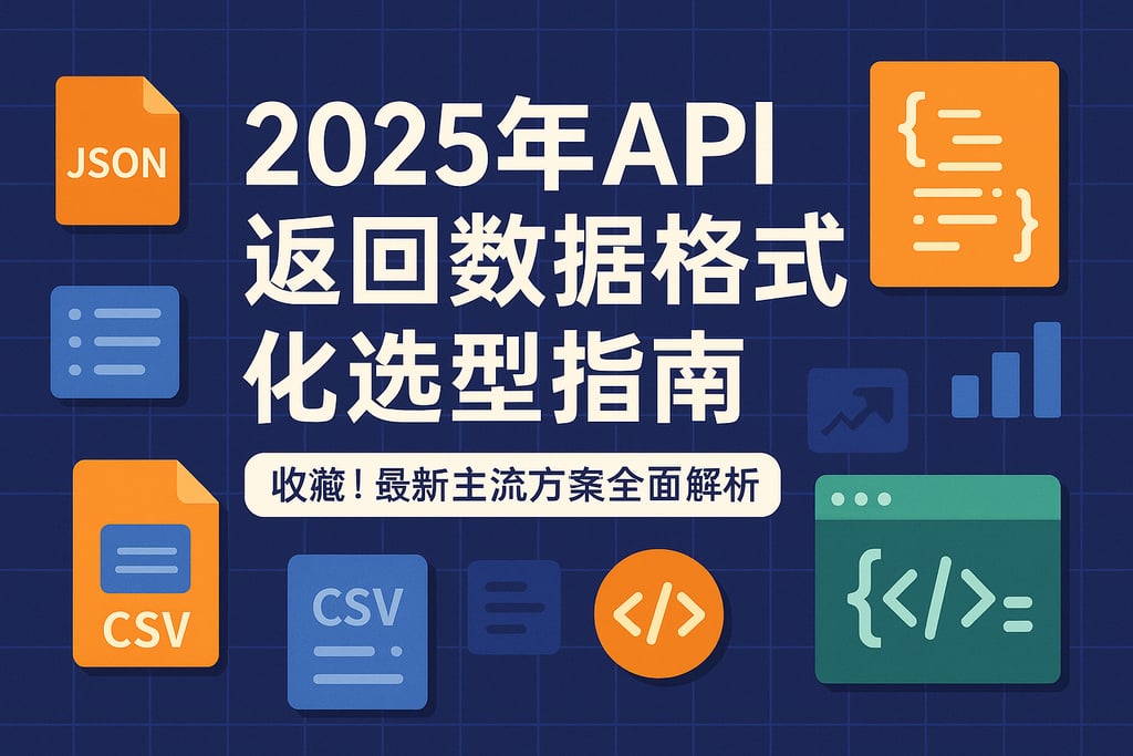 2025年API返回数据格式化选型指南，收藏！最新主流方案全面解析