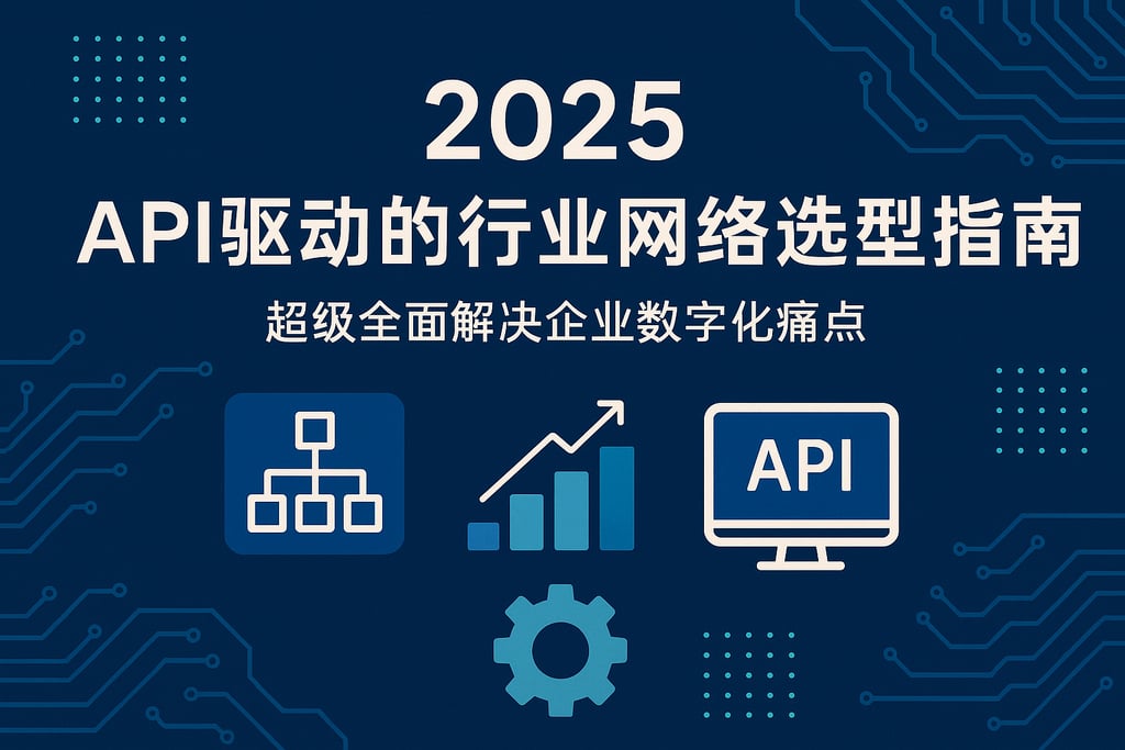 2025年API驱动的行业网络选型指南，超级全面解决企业数字化痛点