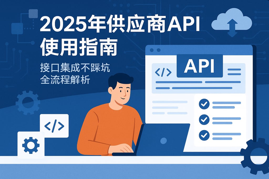 2025年供应商API使用指南，收藏！接口集成不踩坑全流程解析