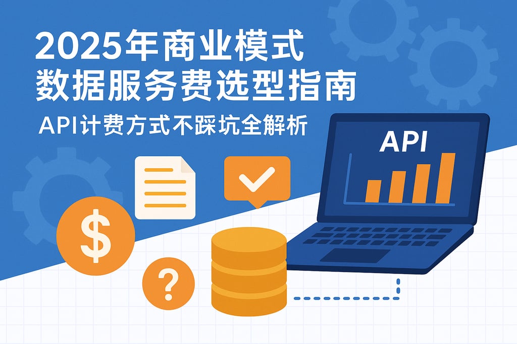 2025年商业模式数据服务费选型指南，API计费方式不踩坑全解析