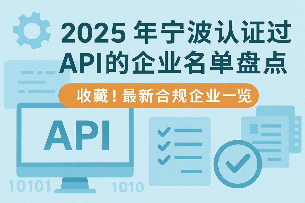 2025年宁波认证过API的企业名单盘点，收藏！最新合规企业一览