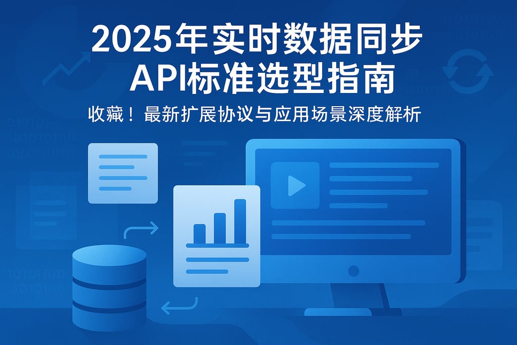 2025年实时数据同步API标准选型指南，收藏！最新扩展协议与应用场景深度解析