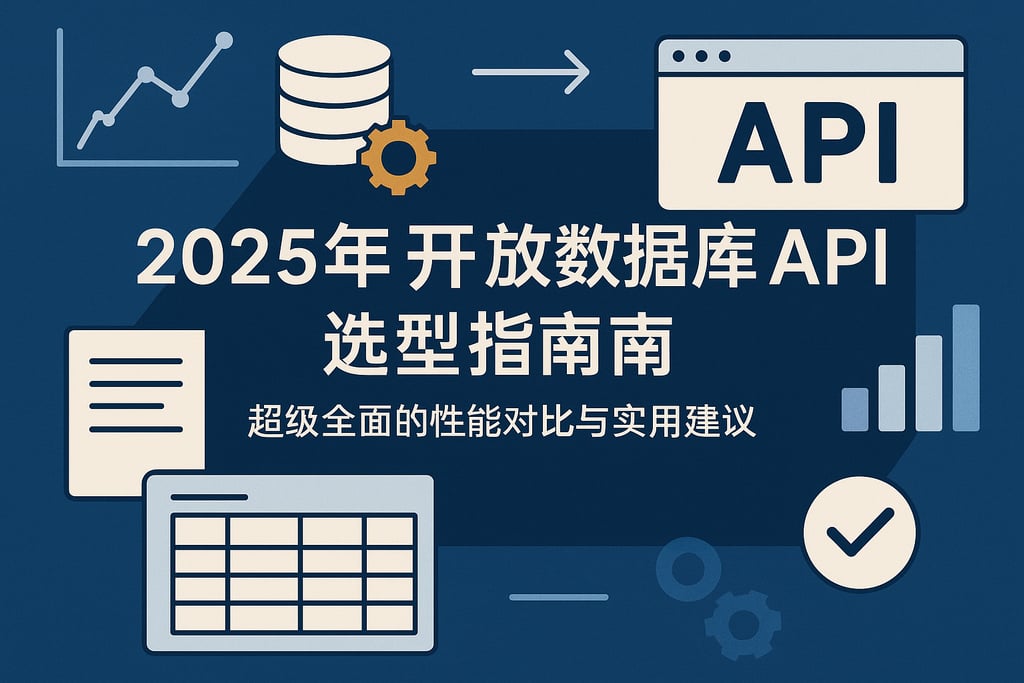 2025年开放数据库API接口选型指南，超级全面的性能对比与实用建议