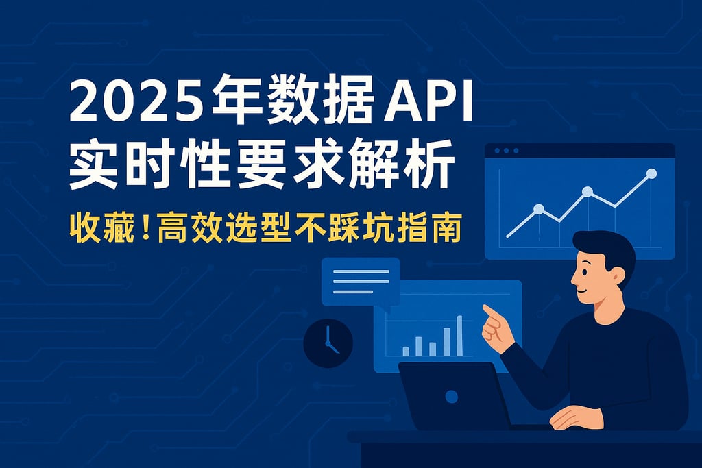 2025年数据API实时性要求解析，收藏！高效选型不踩坑指南
